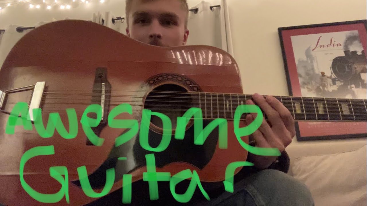 Eko ranger vintage 60s 12 string review. Cool guitar 🎸