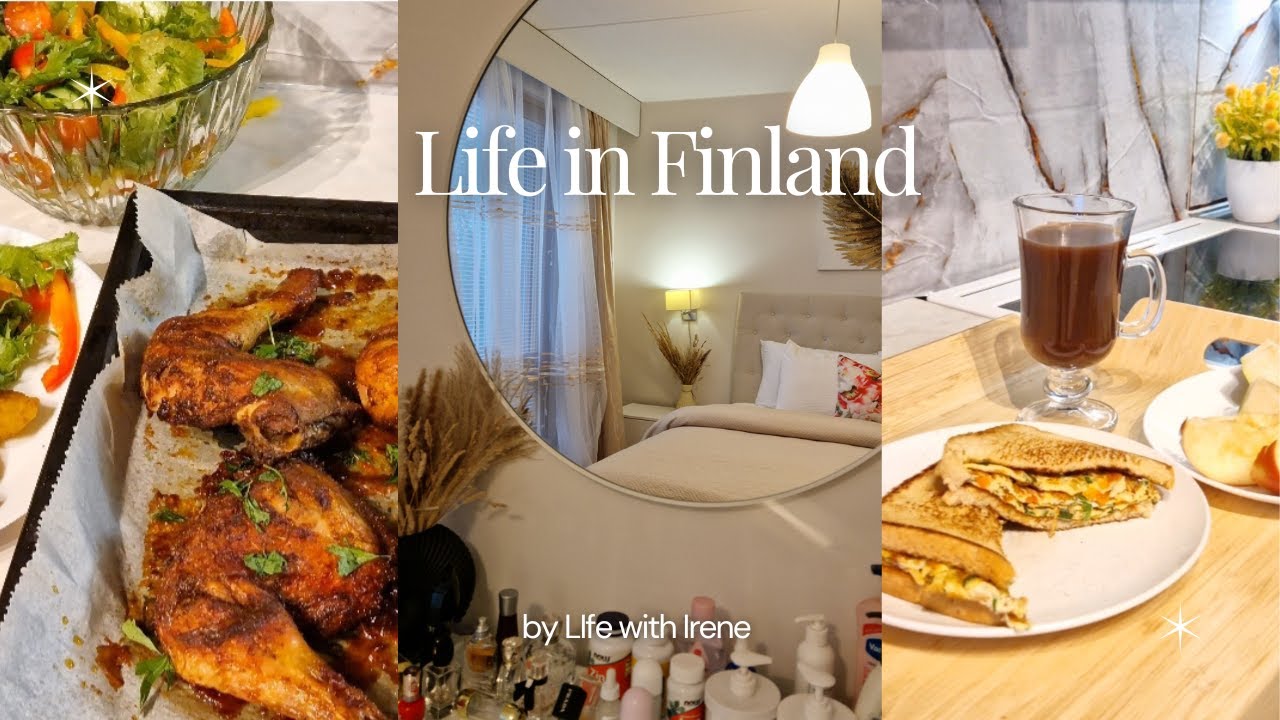 Cozy Autumn Day in Finland| Silent Vlog , Slow Living , Cooking & Baking 🍂 Life in Finland