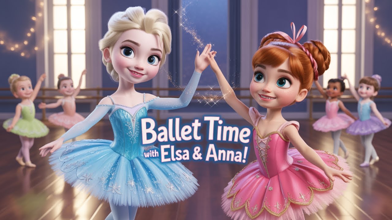 Frozen FUN Ballet Class with Elsa and Anna!  #frozen2 #elsa #arendelle
