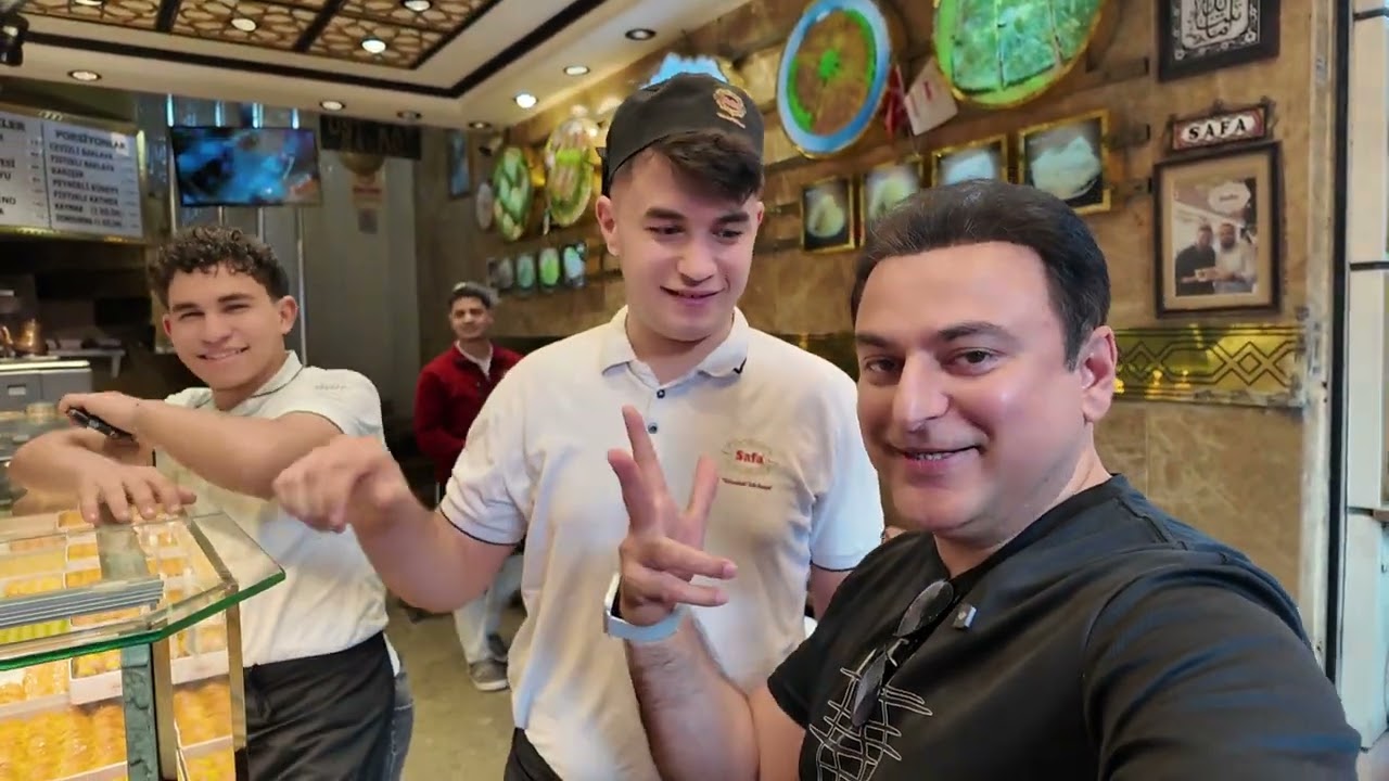 Exploring Istanbul Bazaar & Eating the Best Safa Kunafa | Bilal Sher