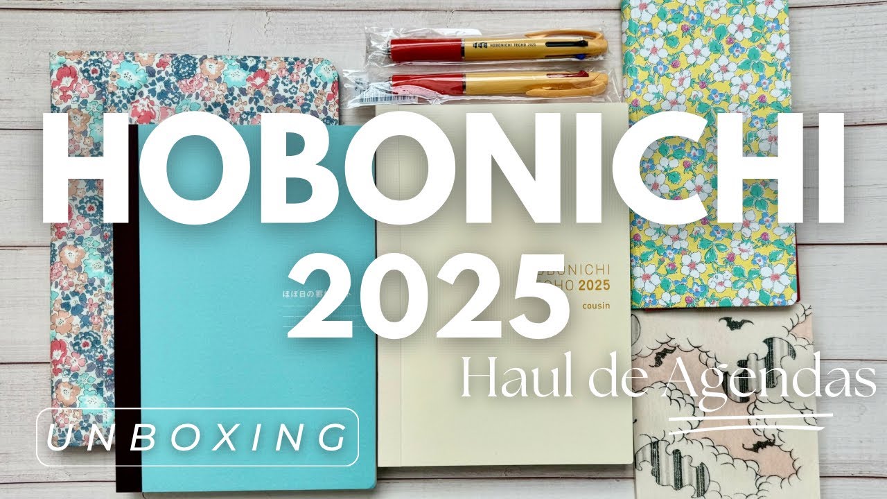 Hobonichi Haul unboxing | Agendas y cuadernos para el 2025
