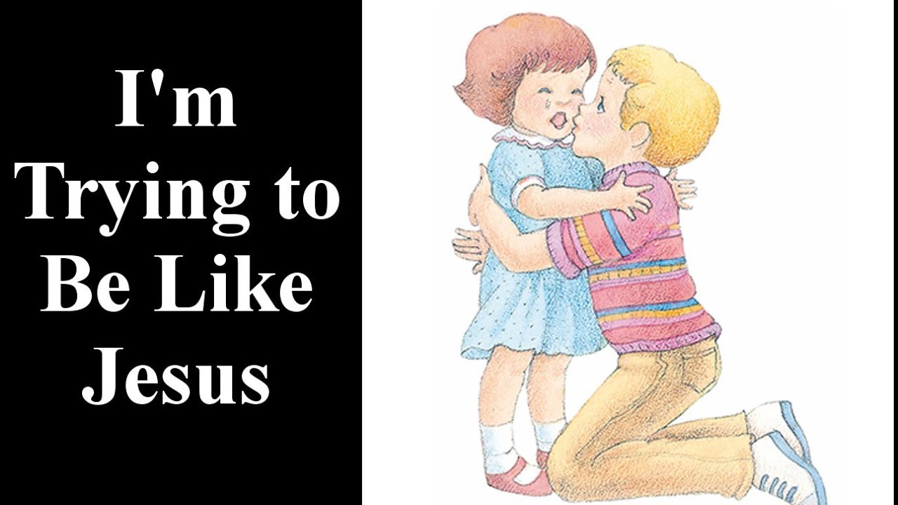 I'm Trying to Be Like Jesus LDS Primary Song Lyric Video - Lyrics and Vocals for Practice