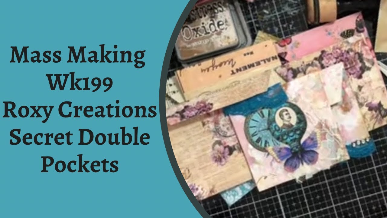 MASS Making / Week 199 / Roxy Creations Secret Pockets #shabbydabbydoodah
