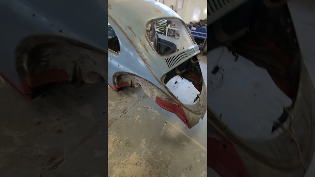 All the structural welding is now complete on the 58. #beetle #vwbeetle #vwbug