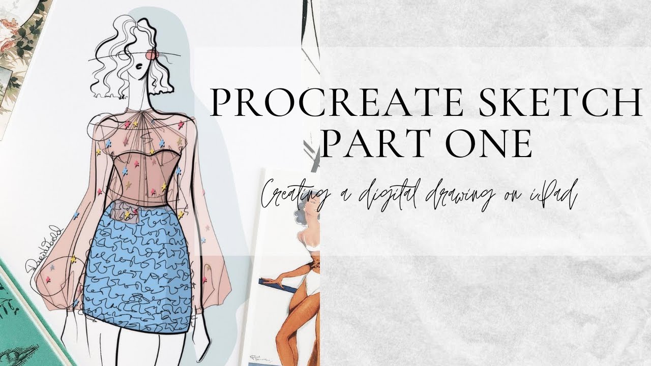 Procreate Fashion Illustration PART 1 / Lirika Matoshi Fashion Art / How To Draw In Procreate
