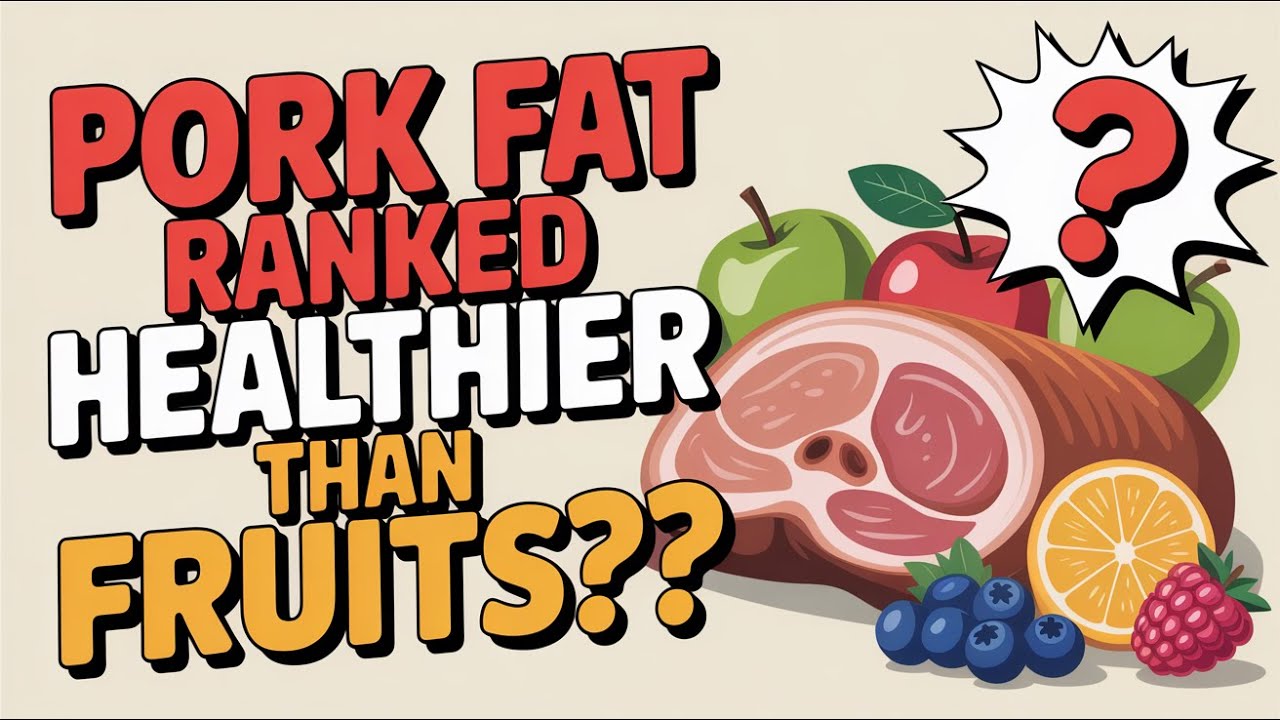 Pork Fat Ranked Healthier Than Fruits ?!