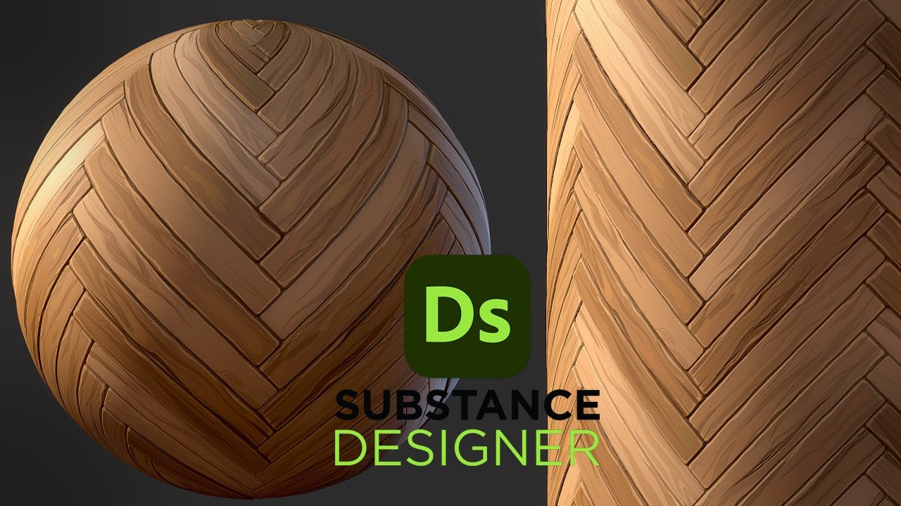 Стилизованный деревянный паркет — Substance 3D Designer