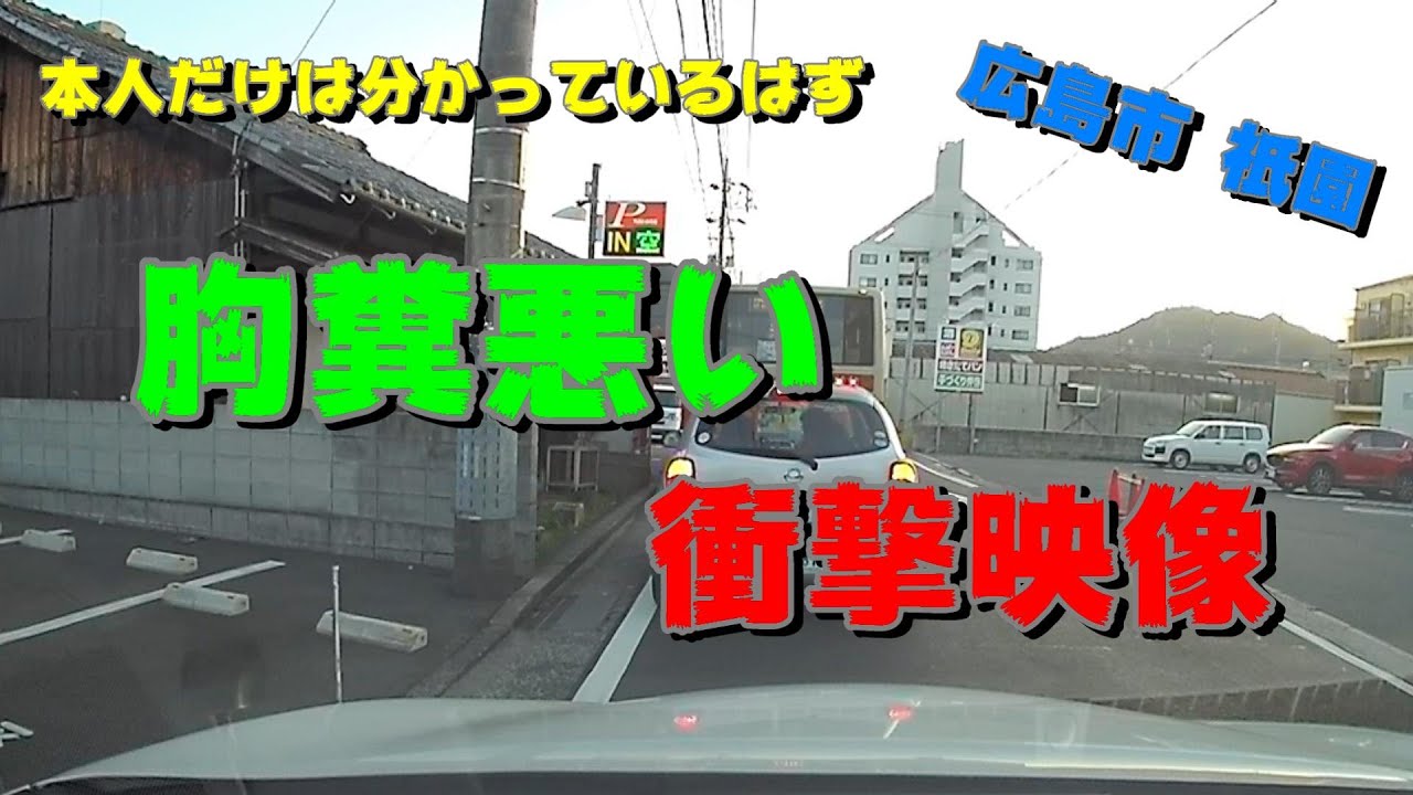 【衝撃映像】 広島市 安佐南区 祇園 【胸糞悪い記憶】