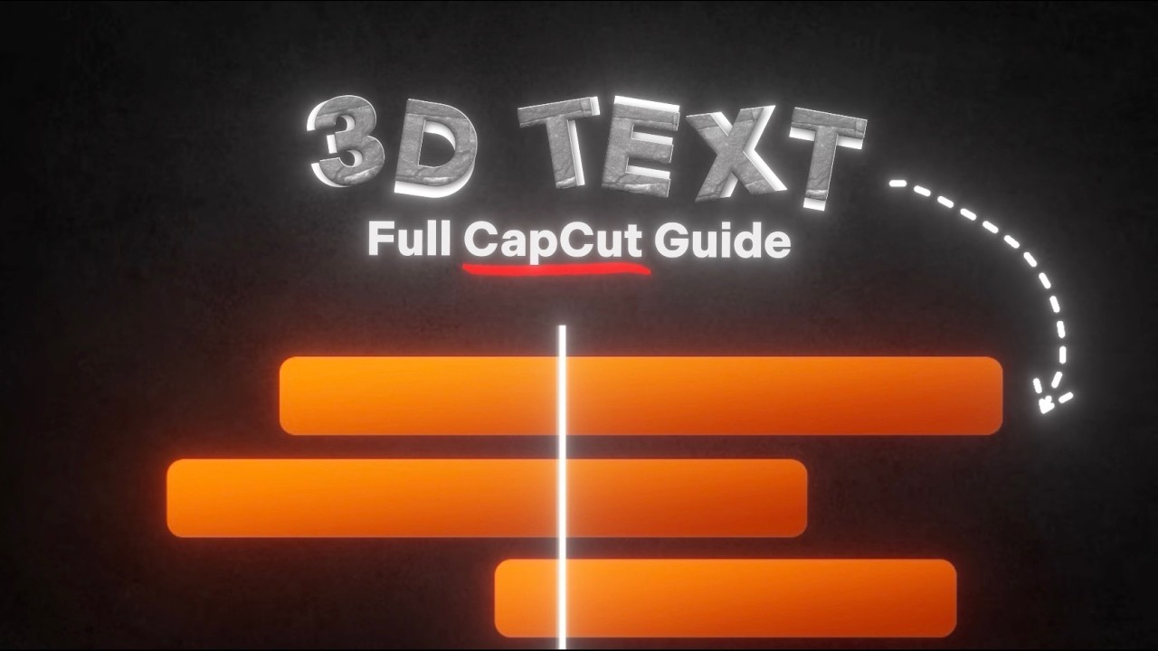 3D TEXT IN CAPCUT WITHOUT NODE!