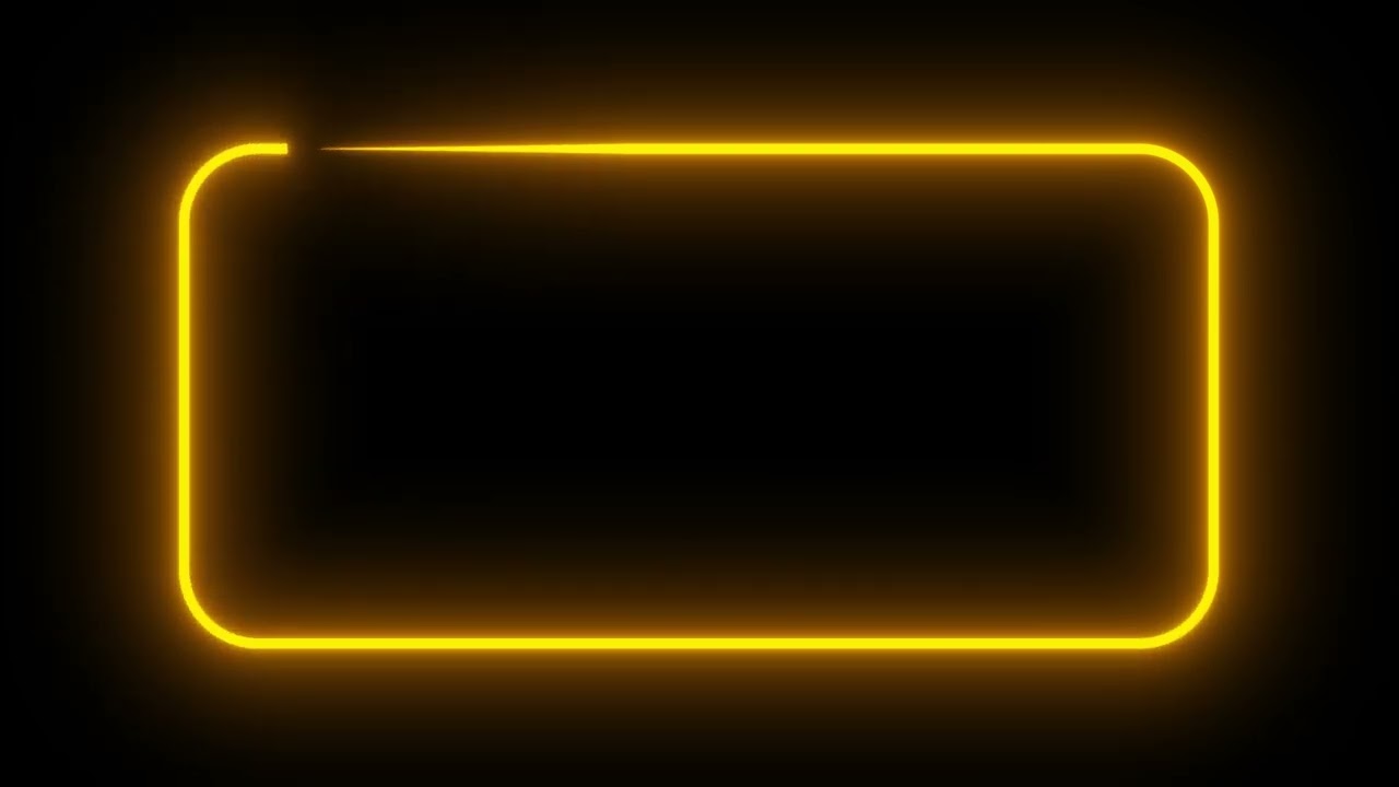Neon Glow Frame Background 