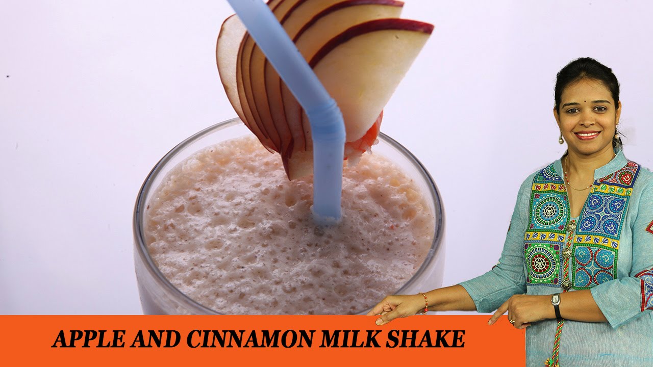 APPLE AND CINNAMON MILK SHAKE - Mrs Vahchef