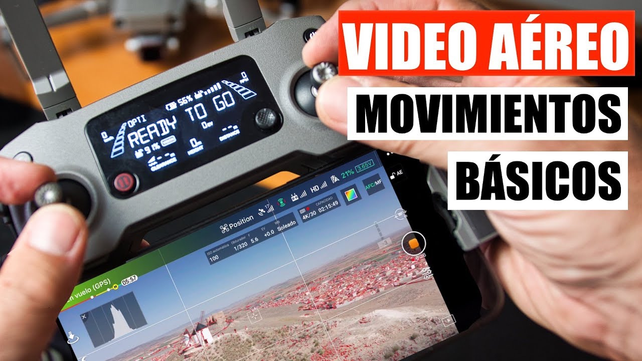 VIDEO AEREO con DRON - MOVIMIENTOS BÁSICOS que DEBES DOMINAR