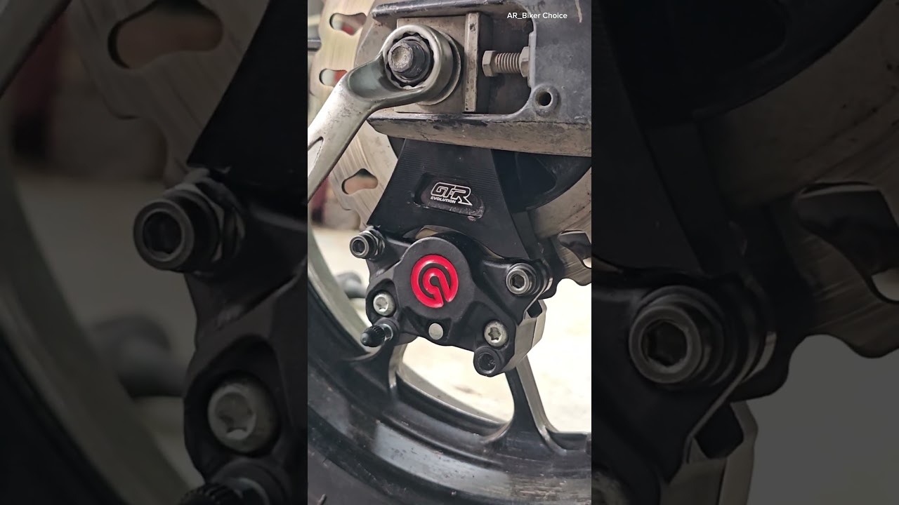 Brembo caliper 2 piston.#brembo #ar_bikerchoice #retrofit #motorcycle #viralreels