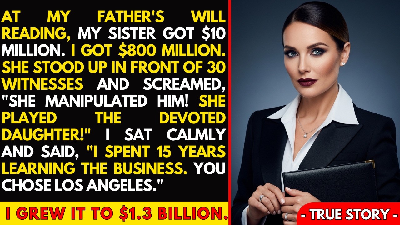 Sister's Greed for $800 Million Inheritance Exposed After Father's Funeral, Guests React