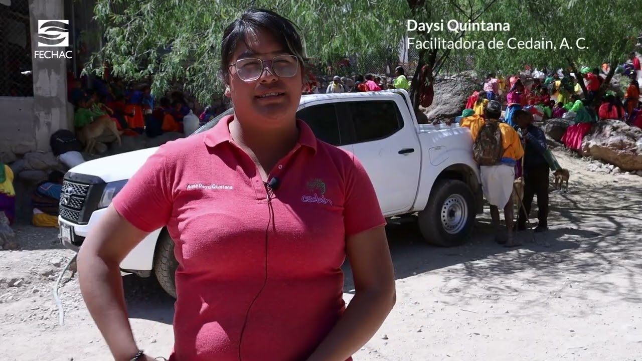 Entrega de apoyo alimentario en la comunidad de Mun&eacute;rachi