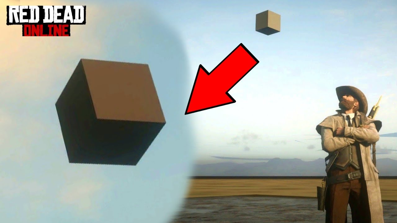 Red Dead online getting to the magic/flying cube !!!