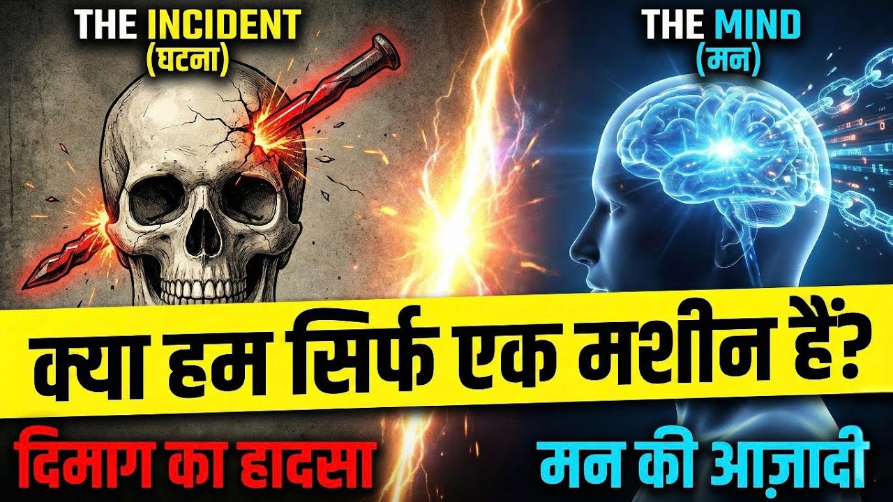 Brain vs Mind: क्या हम सिर्फ एक मशीन हैं? 🧠 | Phineas Gage & Neuroplasticity | Chapter 1 Part 2