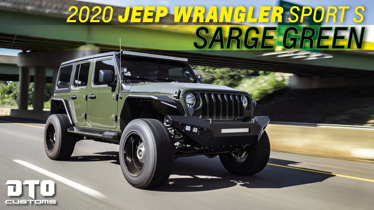 DTO Customs | 2020 SARGE GREEN Jeep Wrangler CUSTOM
