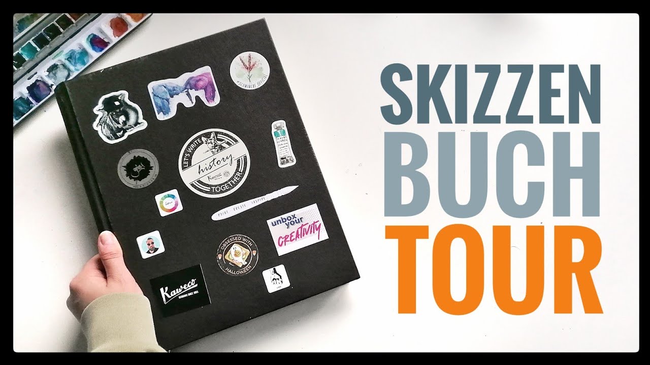 ✨ SKIZZENBUCH TOUR ✨ - Aquarell, Gouache und mehr - Skizzenbuch Nr. 18