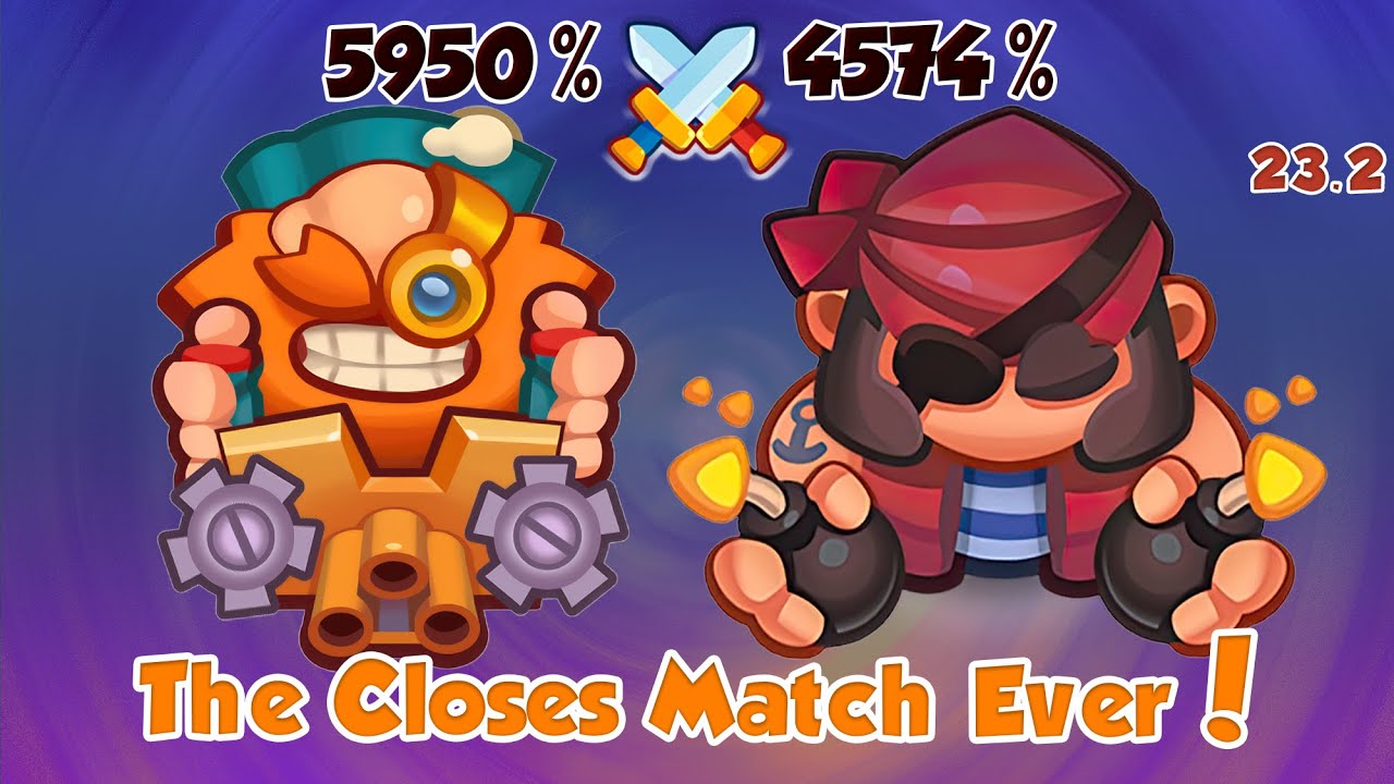 Engineer vs the New Corsair in the close match ever! Rush Royale