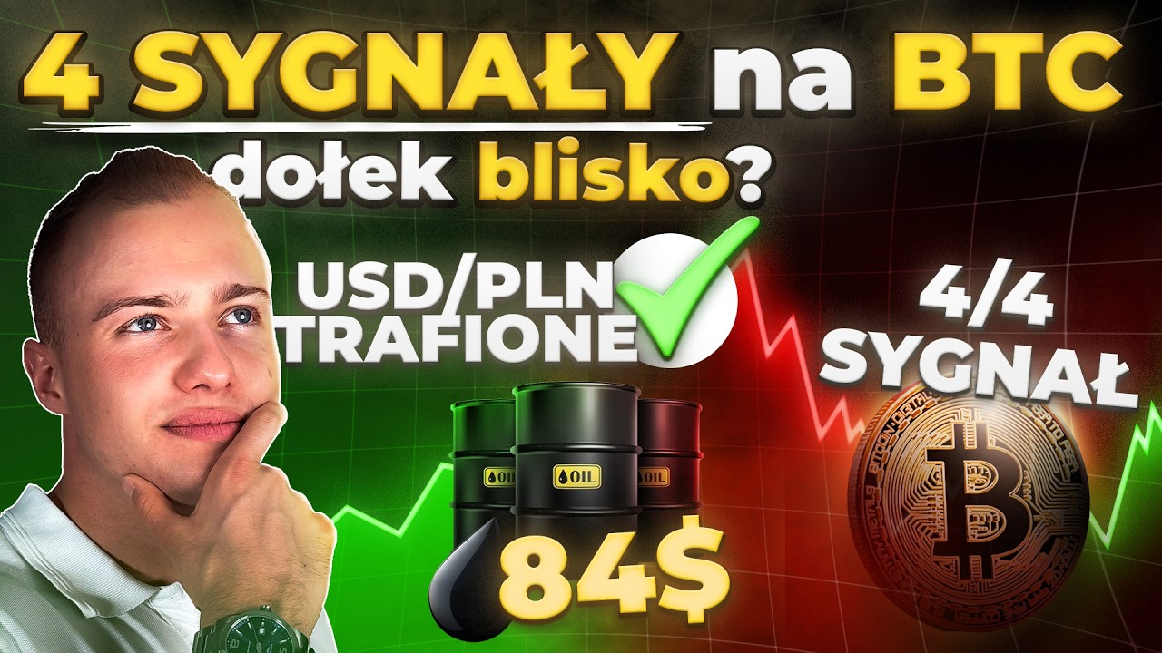 🔥 To już DNO na BTC? 4 SYGNAŁY naraz &mdash; a dolar dalej miażdży złot&oacute;wkę