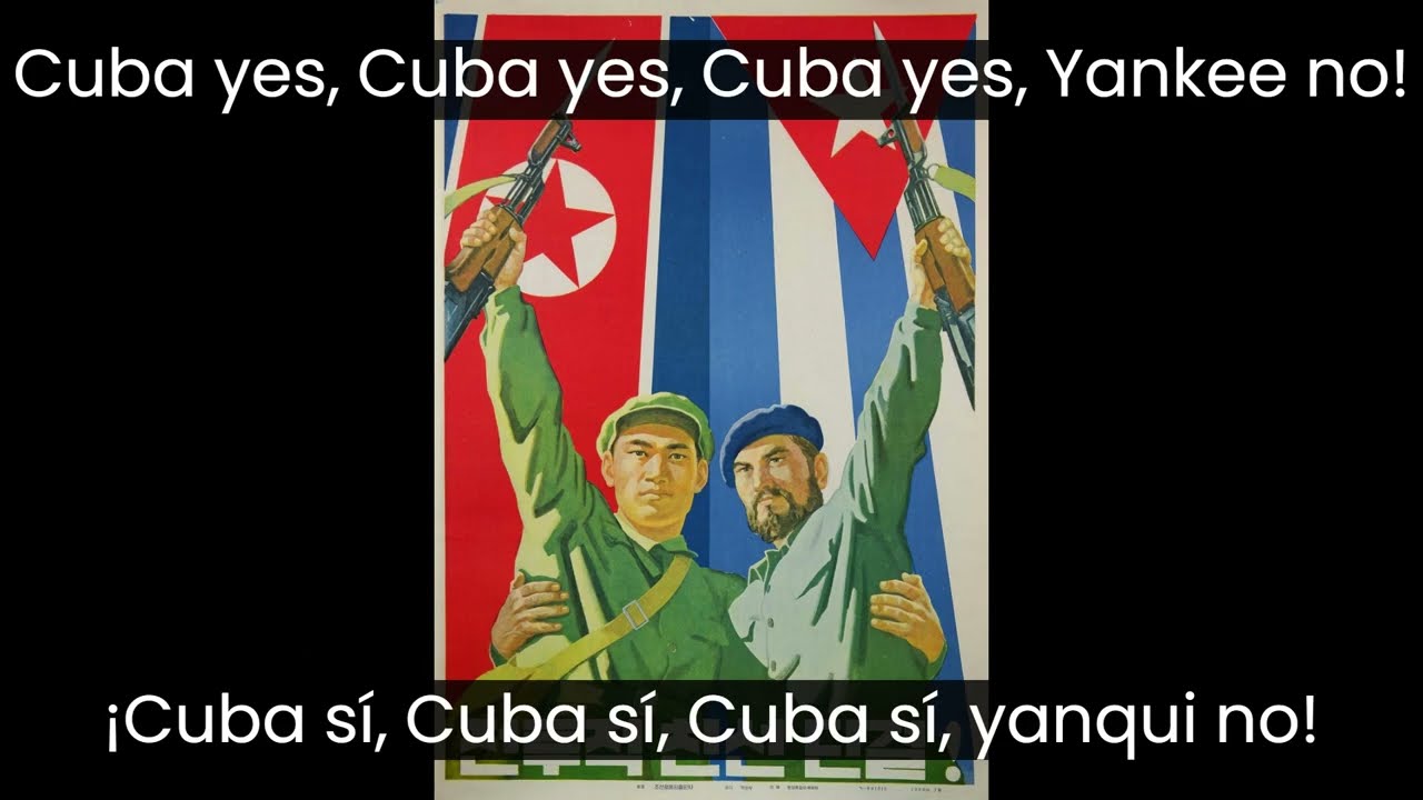&iexcl;Cuba s&iacute;, Yanquis no! (Pochonbo Electronic Ensemble) - with lyrics