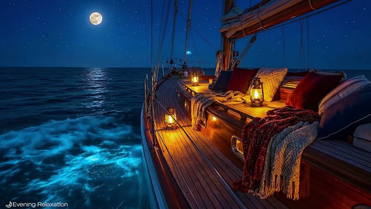 (No Ads) Sleep in 3 Minutes or Less ★ Dark Ocean Waves ★ Full Nervous System Calm