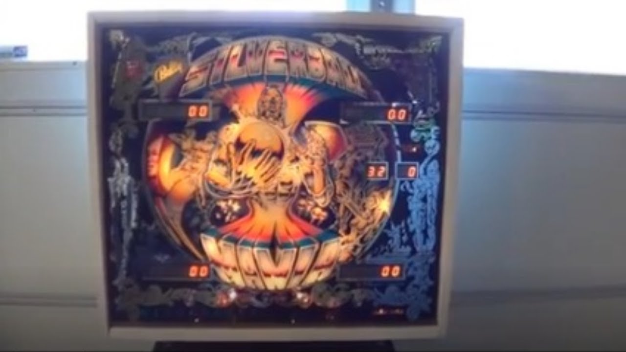 SILVERBALL MANIA PINBALL MACHINE - BY BALLY 1980