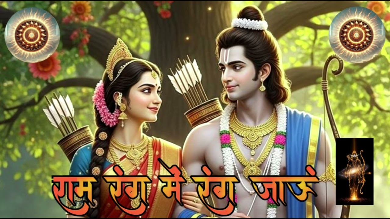 राम रंग में रंग जाऊँ, सीताराम जग में गाऊँ,जीवन तेरे चरणों में हो—मैं सब तुझको अर्पण कर जाऊँ।