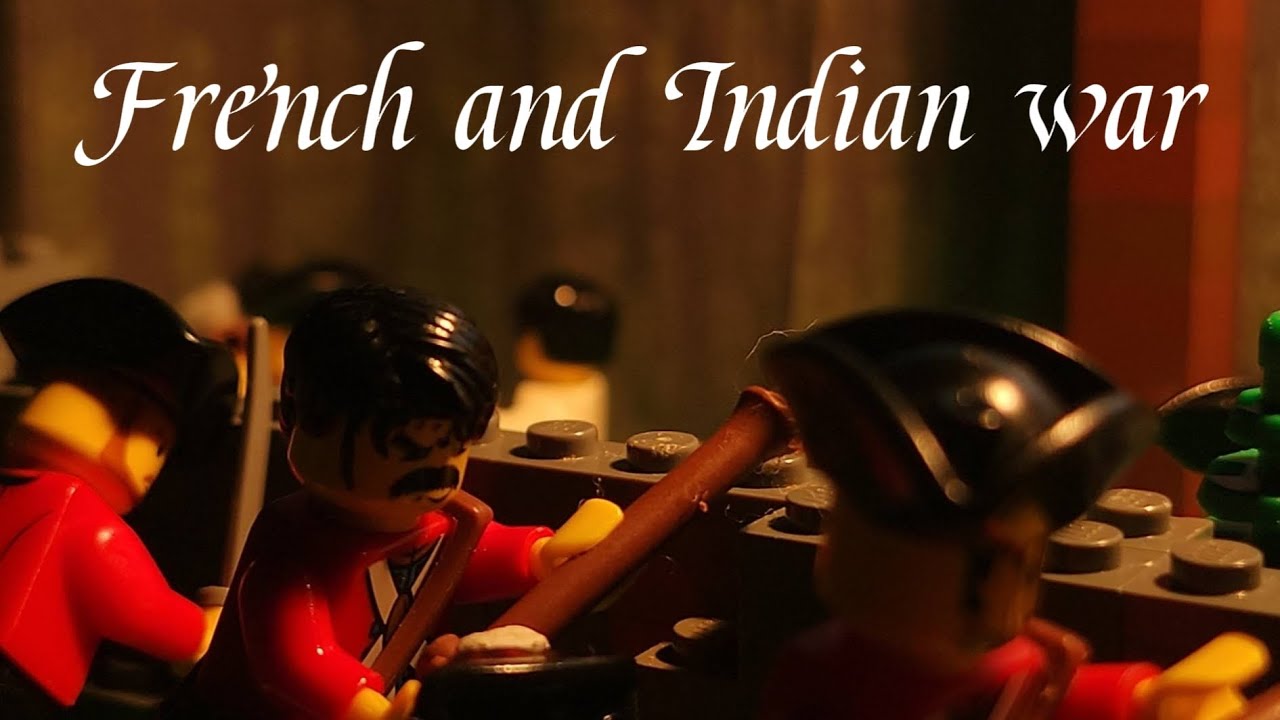1754 Battle of Jumonville Glen French and Indian war Lego stopmotion