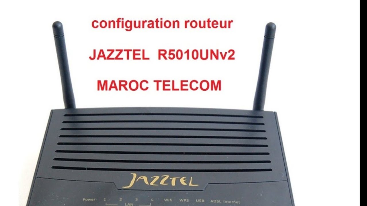 Configuration de routeur jazztel