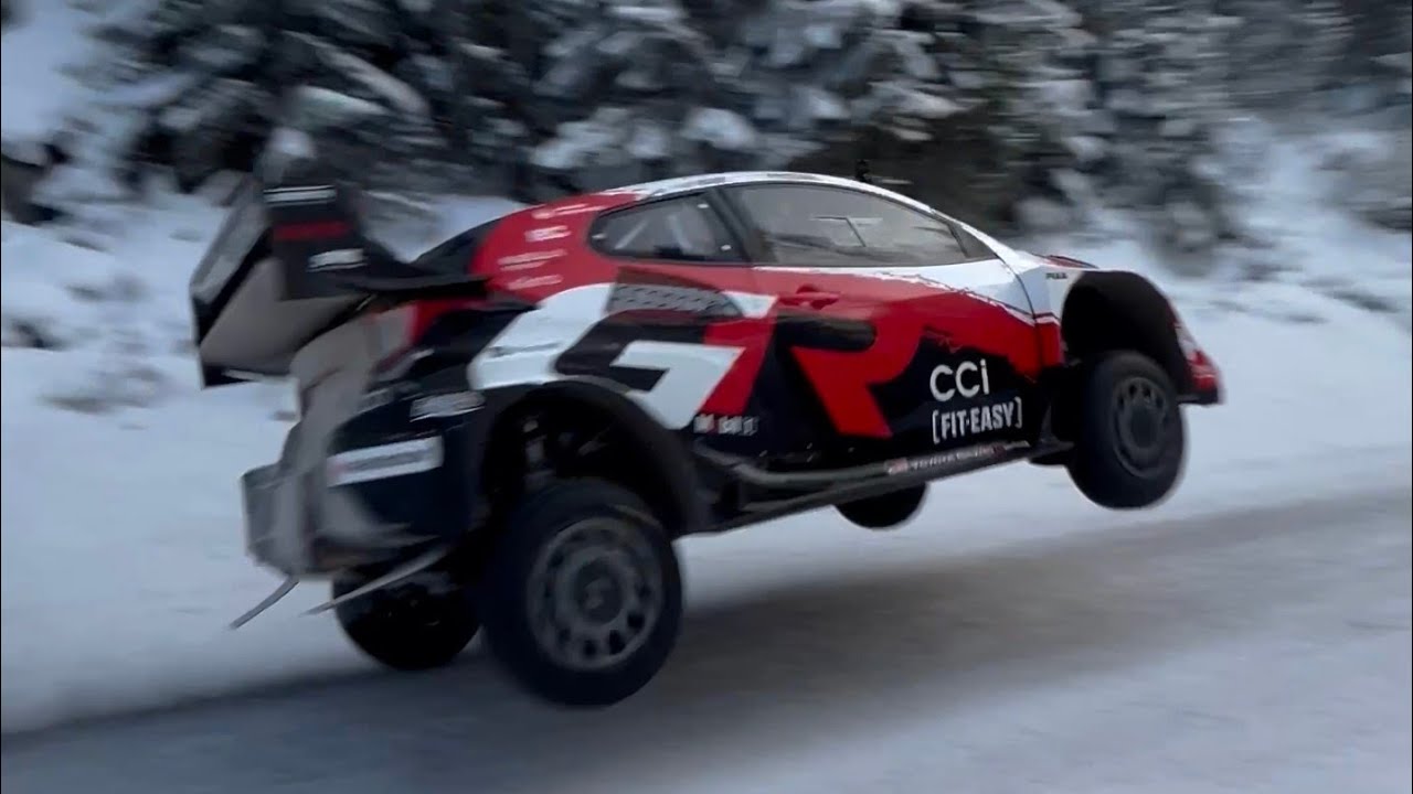 Оливер Сольберг - Тест ралли WRC в Швеции 2026 🇸🇪 | Toyota GR Yaris Rally1: Езда на полной скорос...