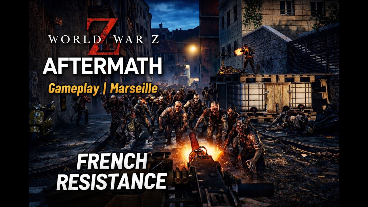 🚨 World War Z Gameplay | Marseille – French Resistance | Full Mission Walkthrough