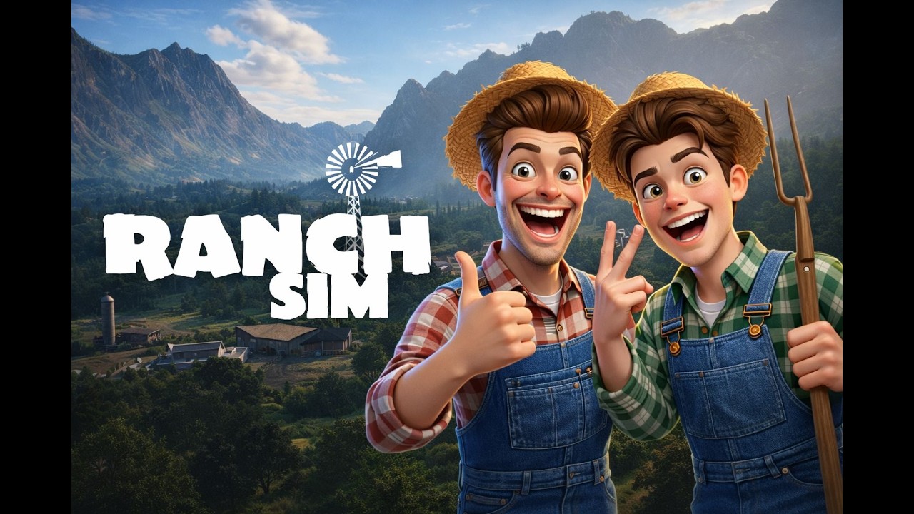Ranch Simulator — лучший симулятор фермы? Играем с братишкой