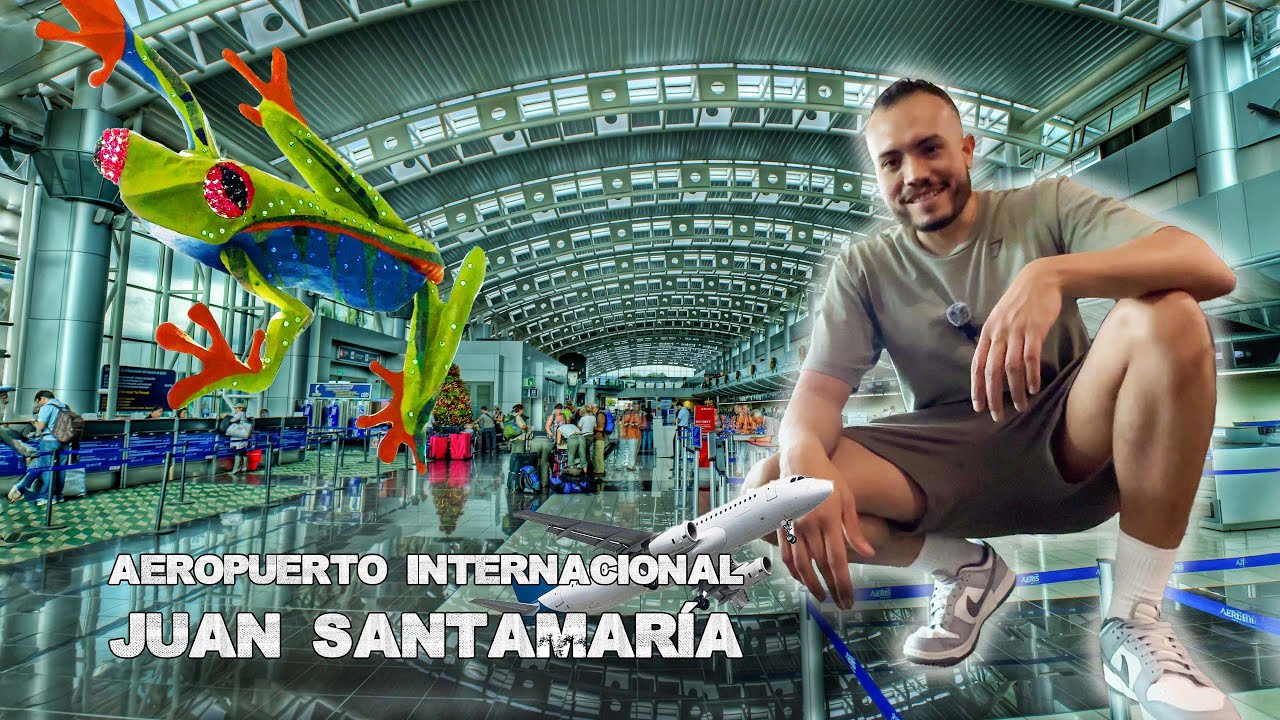 ASÍ ES el Aeropuerto Internacional Juan Santamaría de Costa Rica ✈️ 🇨🇷