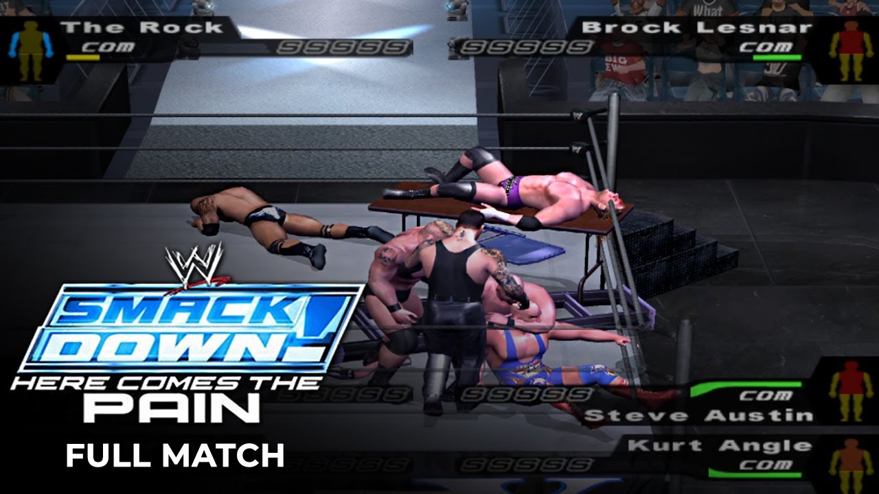 FULL MATCH: WWE SD! HCTP: Triple Threat Tag Ladder - Rock & HHH vs Brock & Austin vs Taker & Angle