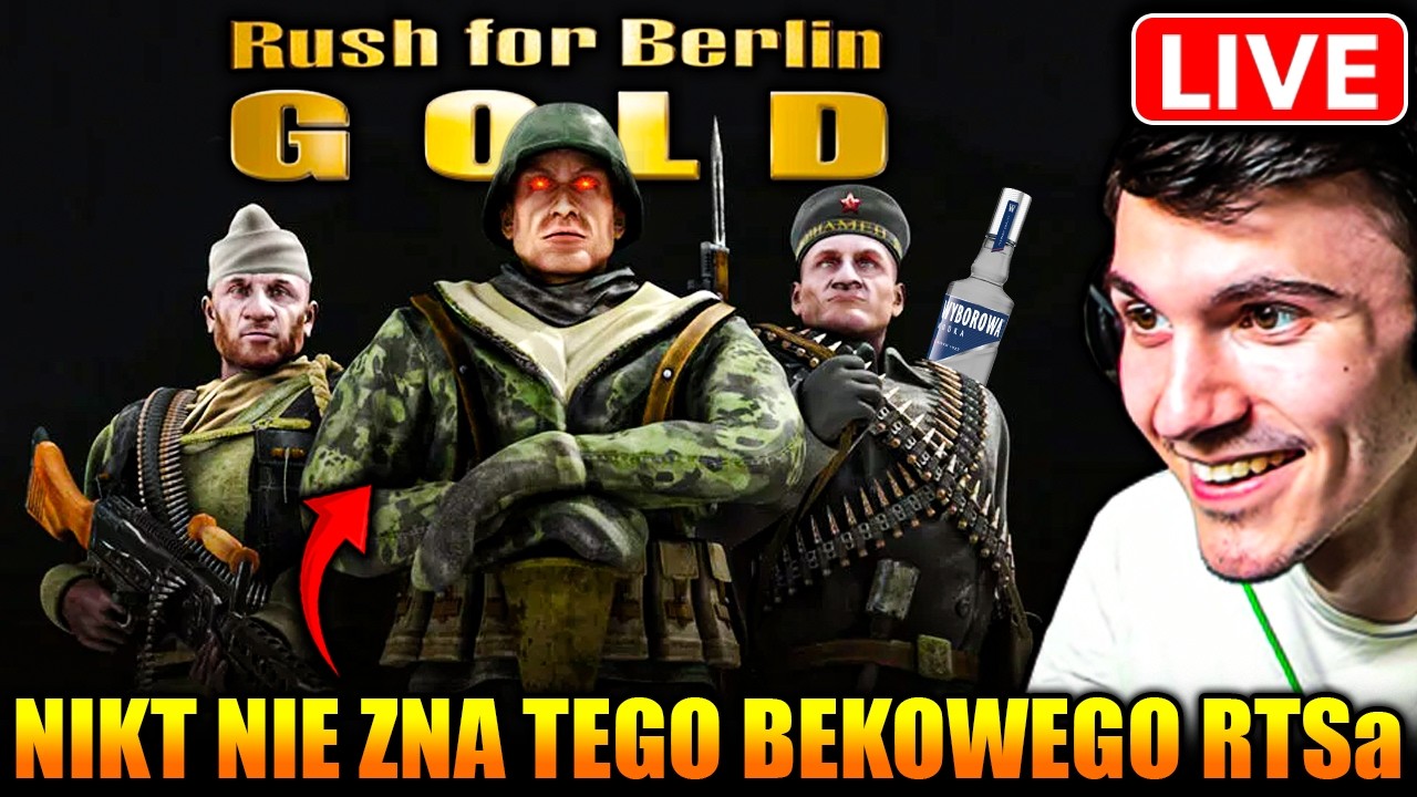 🔴 LIVE - Zaczynamy BEKOWEGO RTSa zapomnianego przez świat! Zapraszam na Raszowanie Berlina