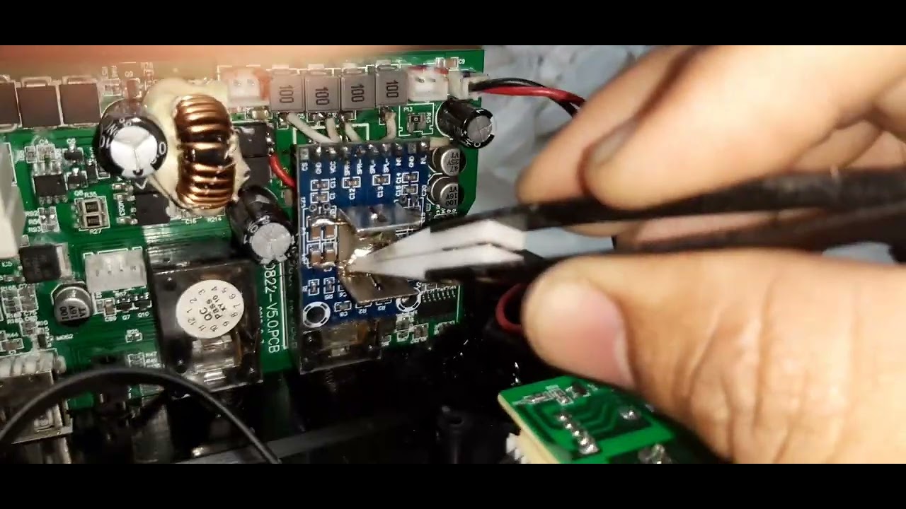 Caixa Sp359 multilaser com o saida Estourado e trilha danificadas (Solução  bem melhor)