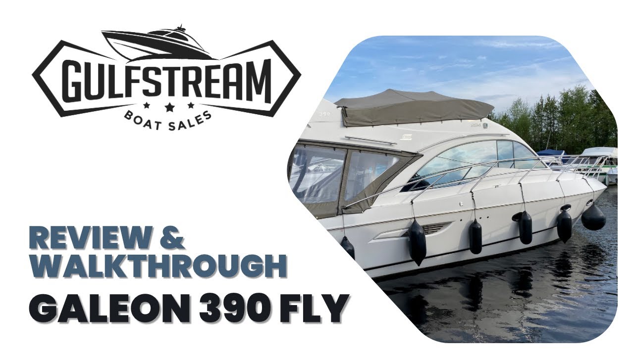 Galeon 390 Fly w/ Twin Volvo Penta D4, 2 x 260HP — Review & Walkthrough