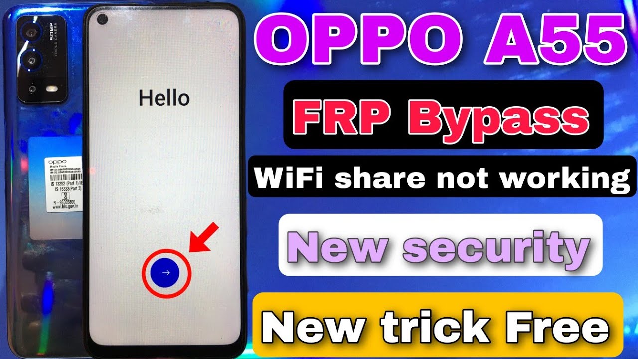 Oppo A55 FRP Bypass Android 14 | New Method | Oppo (CPH2325) Google Account Bypass Without Pc 2025 |
