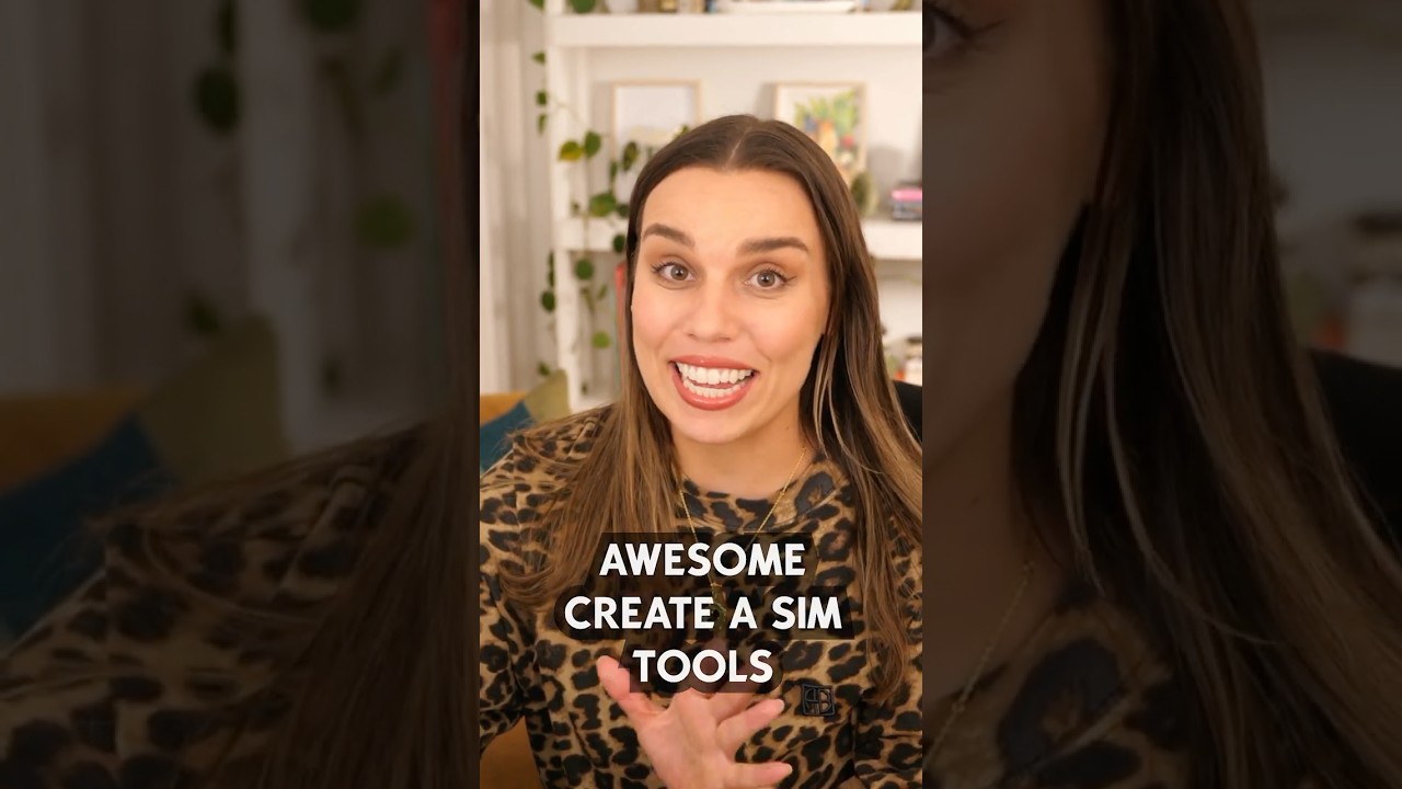 Create a sim tools you should to know 💚  #sims4 #thesims4