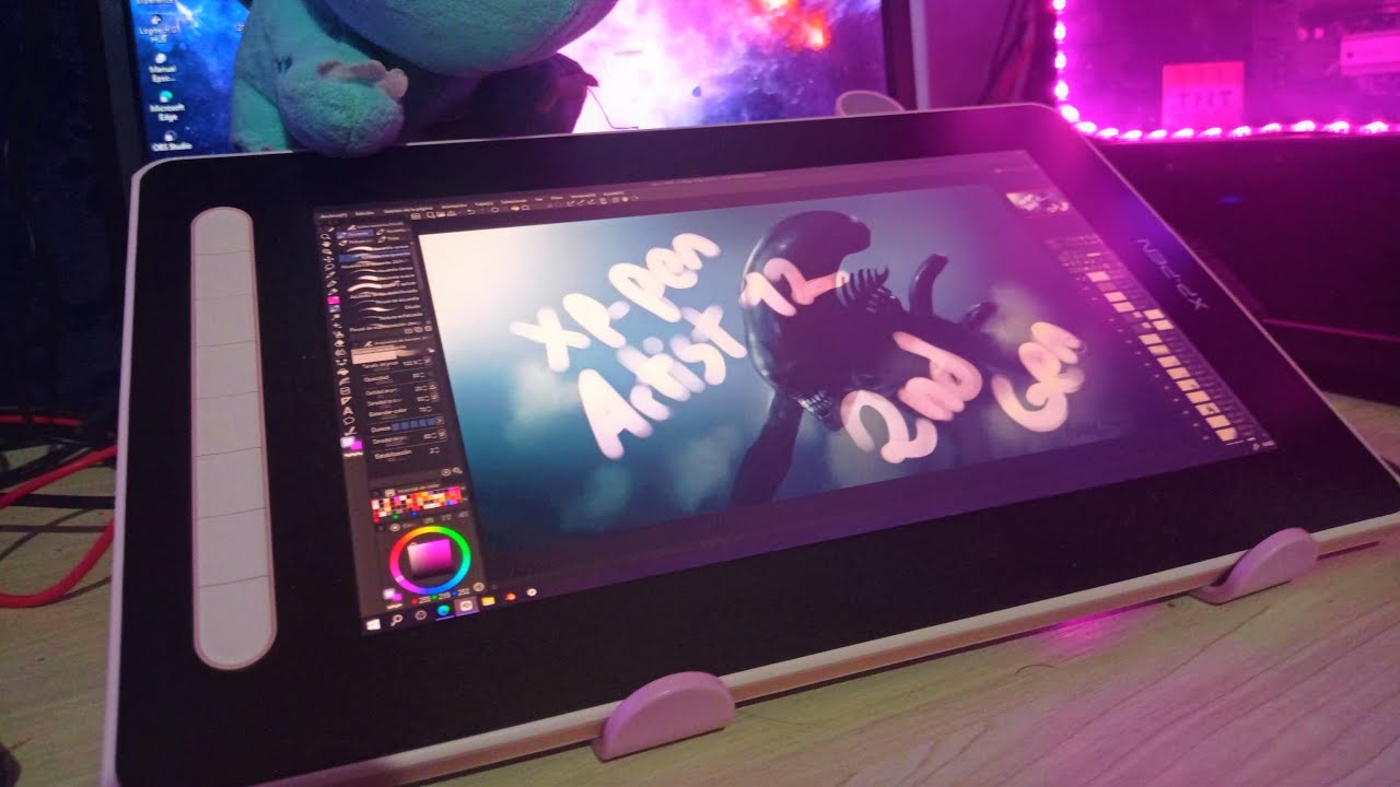 Umboxing XP-PEN ARTIST 12 2nd gen + speedpaint xenomorfo