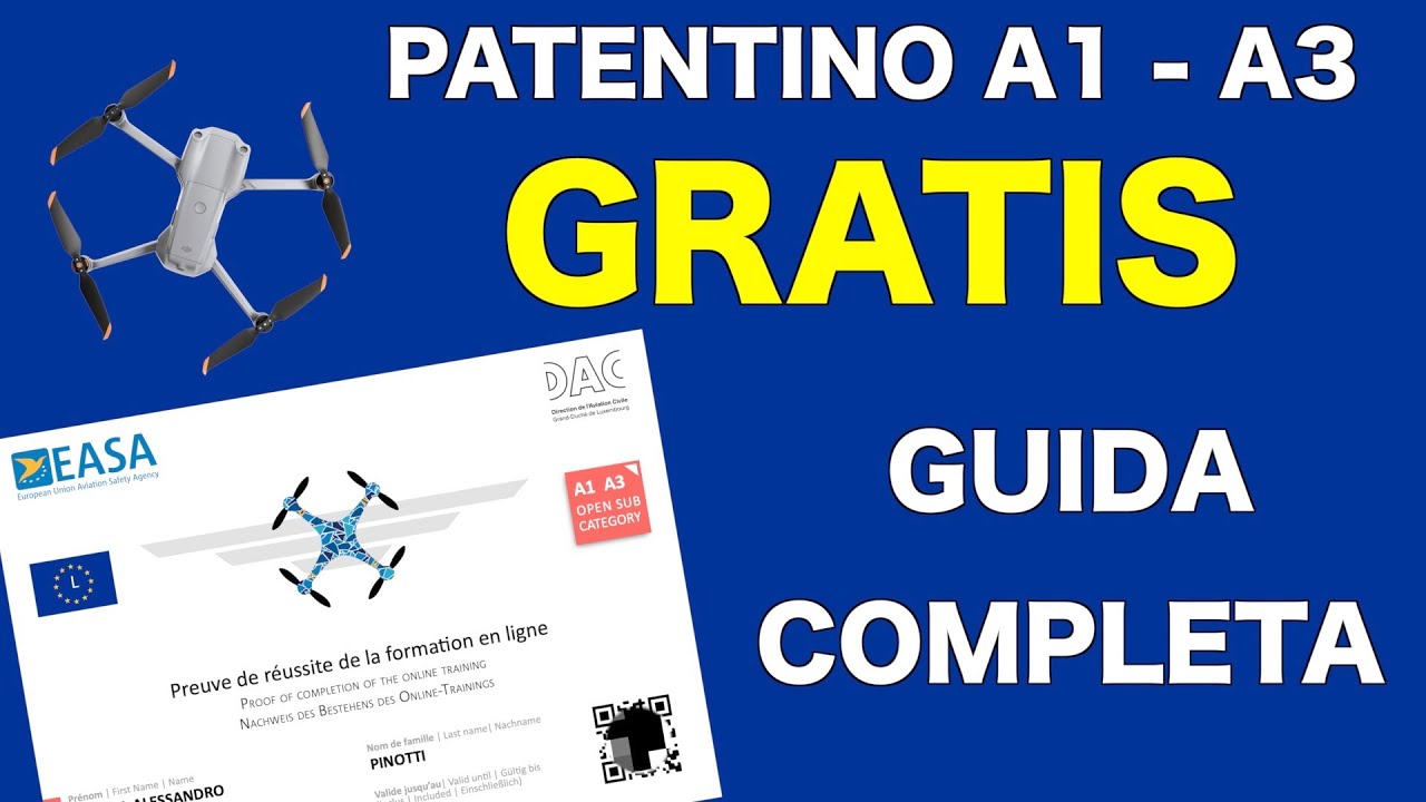 PATENTINO A1 - A3 GRATIS - GUIDA COMPLETA