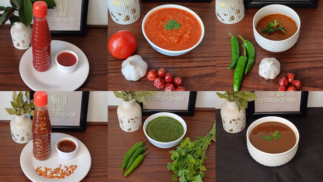Ramadan special 6 different sauces recipe/Hira.homekitchen