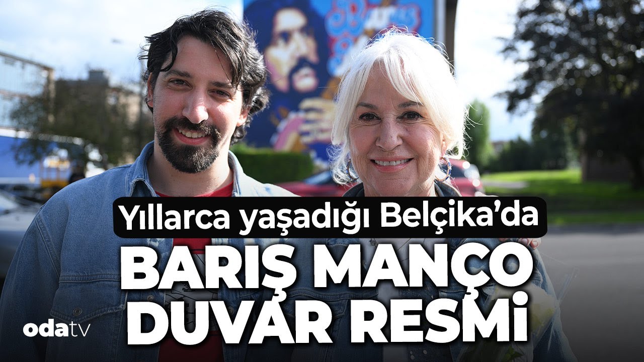 Barış Manço'nun duvar resmi yıllarca yaşadığı Belçika'da anısını yaşatacak