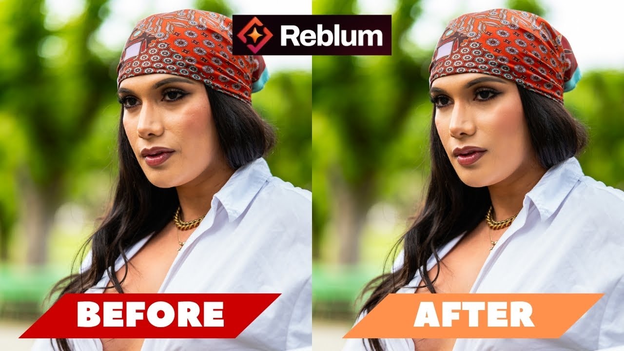 Photo Editing Portraits: Retouching Skin Fast & Easy with Reblum