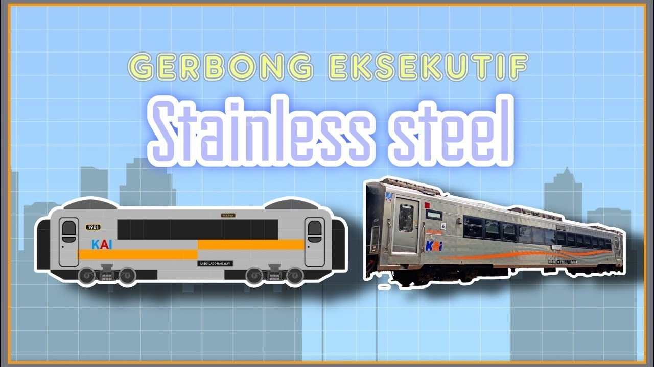 Membuat Gerbong Eksekutif Stainless Steel - Labo Brick Train