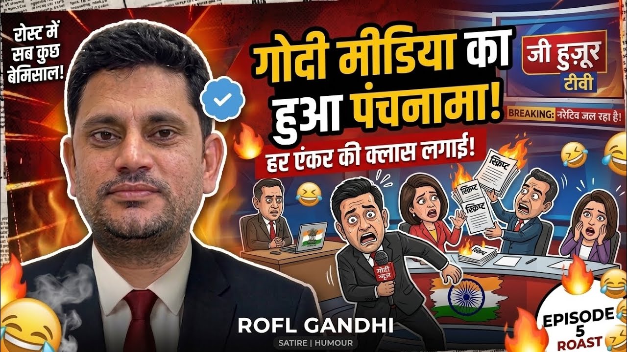 Episode 6 : ROFL Gandhi Roast Godi Media 😳 | Public Demand Video 😆