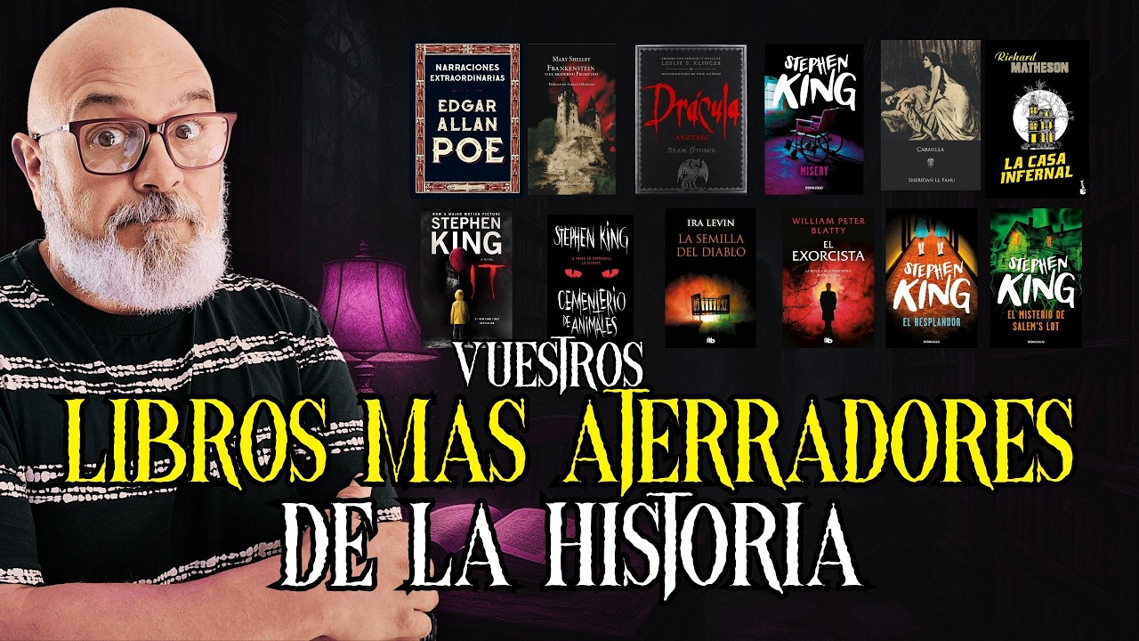 😨 Las 12 mejores novelas de terror de todos los tiempos (según la comunidad)