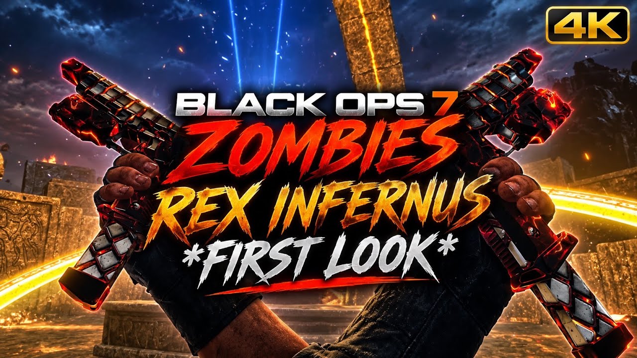 Bo7 Zombies Rex Infernus FIRST LOOK 4K